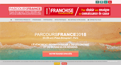 Desktop Screenshot of parcoursfrance.com